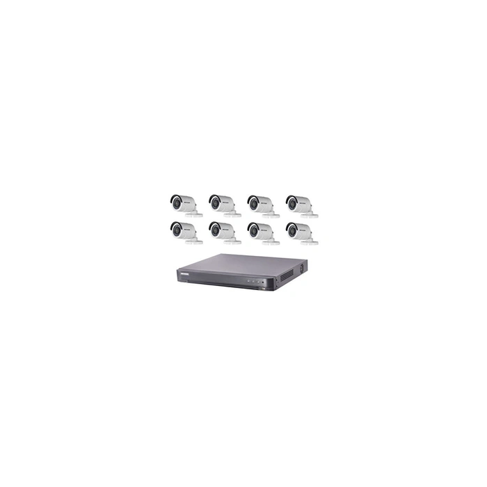 Kit vidéosurveillance Turbo HD 8 caméras bullet