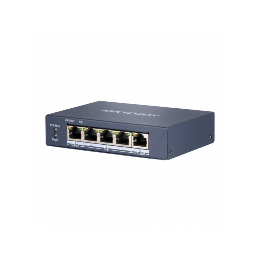 Switch 5 Ports Dont 4 Ports Poe - Powered By Hikvision (ds-3e0505hp-e)