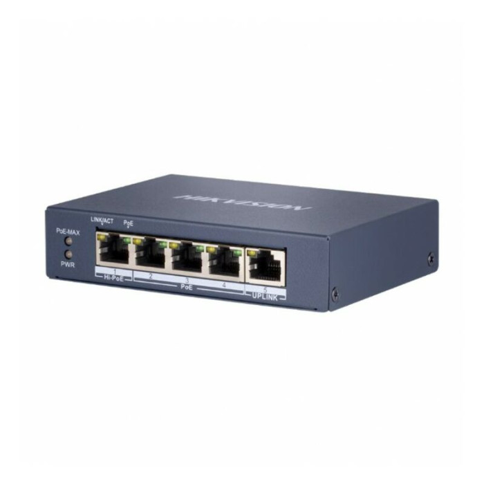 Switch 5 Ports Dont 4 Ports Poe - Powered By Hikvision (ds-3e0505hp-e)