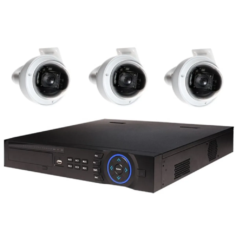 Dahua Kit Vidéosurveillance DVR + 3 Caméras