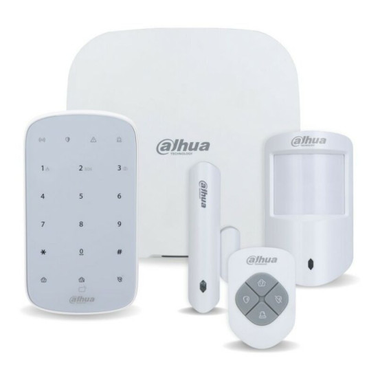 Kit Alarme Sans Fil Wifi, 3g, 4g Et Gprs 150 Zones 868ghz - Dahua - 5 Pièces