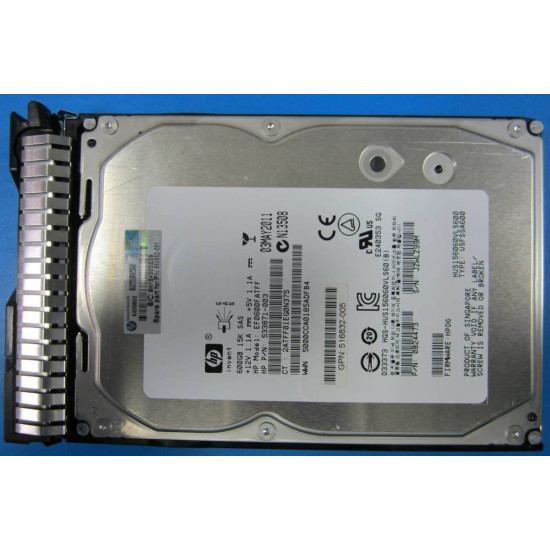 HPE 653952-001 disque dur 600 Go 15000 tr/min 3.5  SAS - Neuf