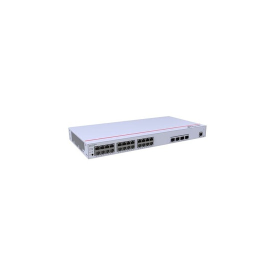 CloudEngine S310-24P4S - Commutateur - Géré - 24 x 10/100/1000 + 4 x Gigabit SFP - flux d'air côte à côte - Montable sur rack - 