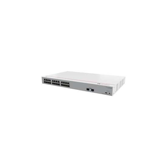 eKitEngine S110-24LP2SR - Commutateur - 24 x 10/100/1000 (PoE+) + 2 x Gigabit SFP - de bureau, Montable sur rack, fixation mural