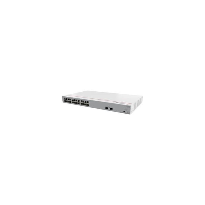 eKitEngine S110-24LP2SR - Commutateur - 24 x 10/100/1000 (PoE+) + 2 x Gigabit SFP - de bureau, Montable sur rack, fixation mural