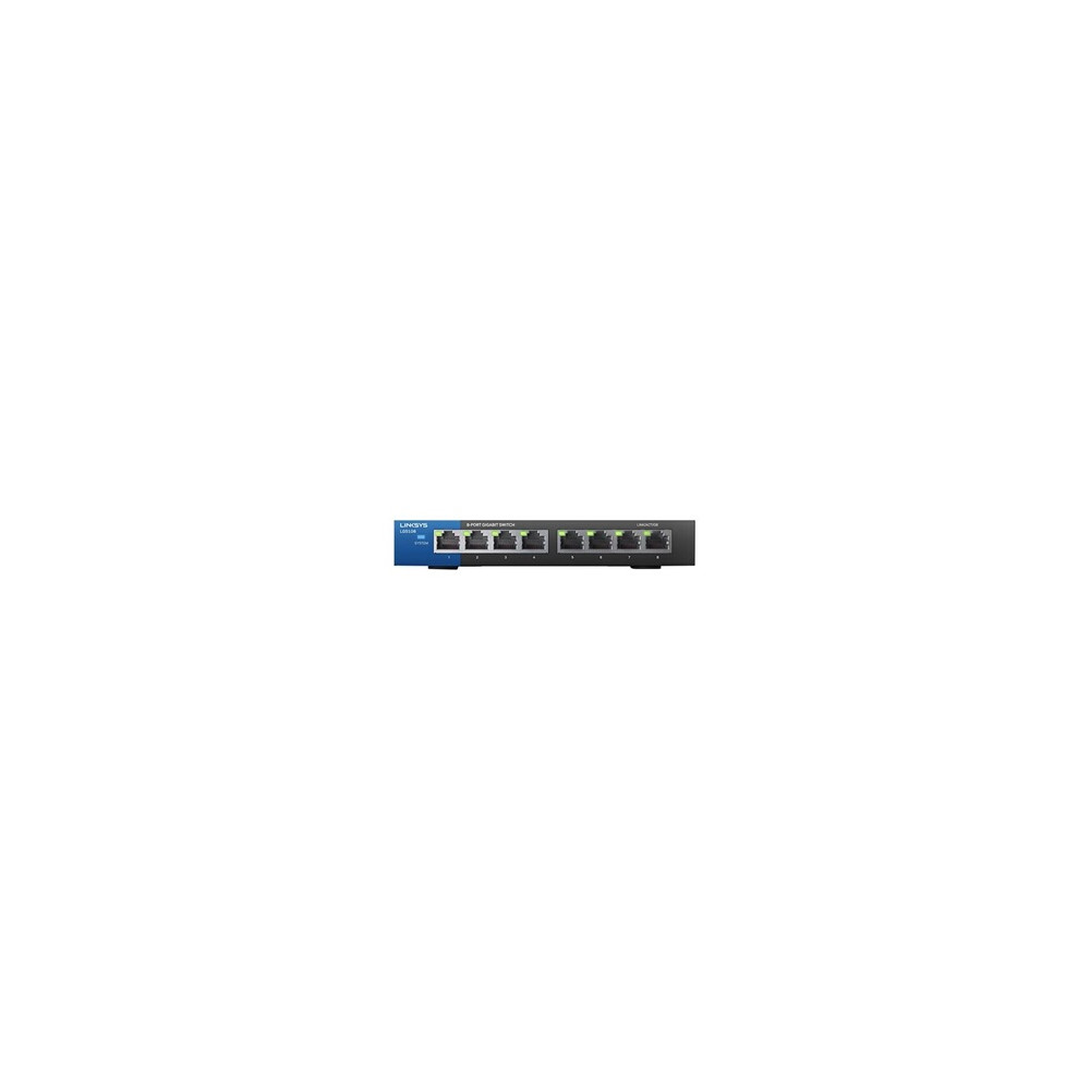 Business LGS108 - Commutateur - non géré - 8 x 10/100/1000 - de bureau - AC 100/230 V