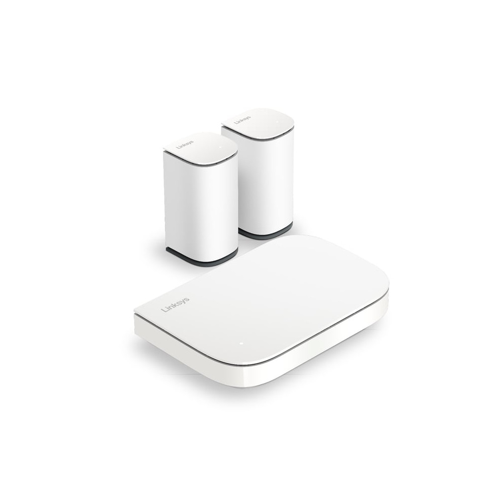 Linksys Velop Micro 6 Bi-bande (2,4 GHz / 5 GHz) Wi-Fi 6 (802.11ax) Blanc 4 Interne - Neuf