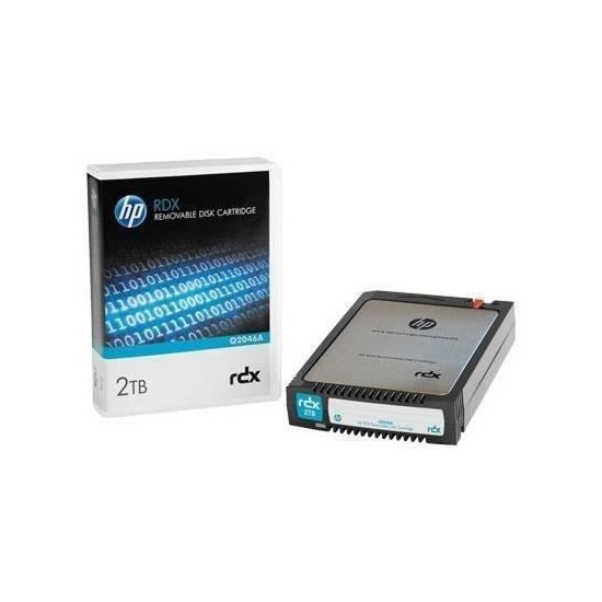 Cartouche de disque dur amovible - HPE - RDX - 2 To - USB 3.0 - 25 pouces