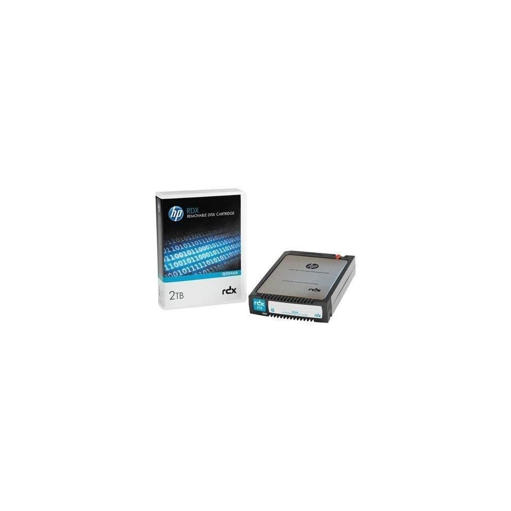 Cartouche de disque dur amovible - HPE - RDX - 2 To - USB 3.0 - 25 pouces