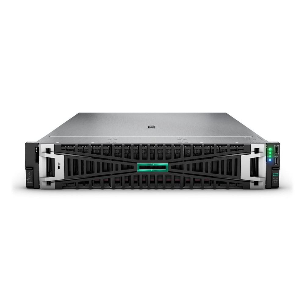 HPE ProLiant DL380 Gen11 4410Y 2.0GHz 12-core 1P 32GB-R MR408i-o NC 8SFF 1000W PS Server - Neuf