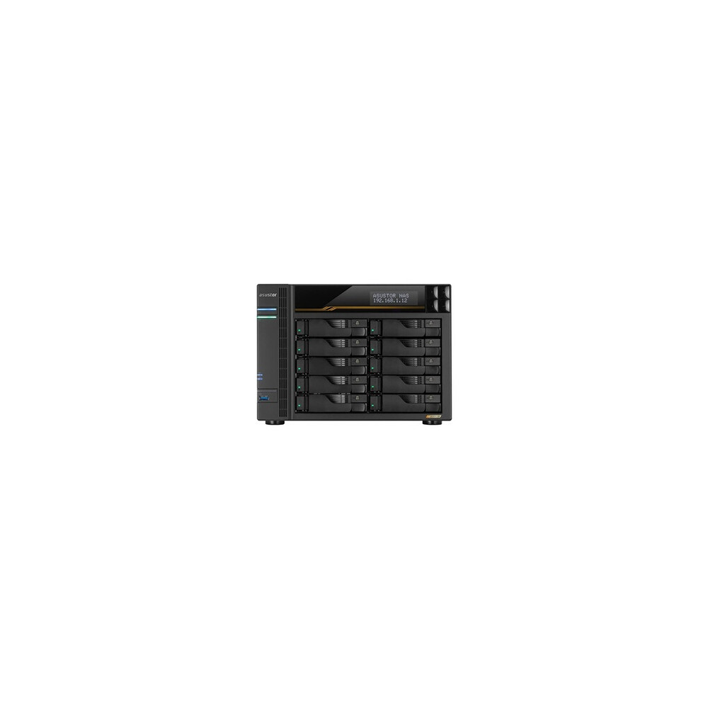 Lockerstor 10 Gen3 AS6810T - Serveur NAS - 10 Baies - SATA 6Gb/s / PCIe 4.0 (NVMe) - RAID 0, 1, 5, 6, 10, JBOD - RAM 16 Go - Gig