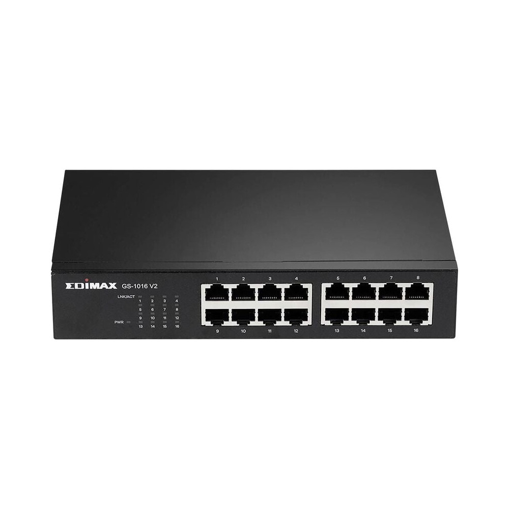 Switch réseau EDIMAX GS-1016 V2 16 ports 10 / 100 / 1000 MBit/s Y481172