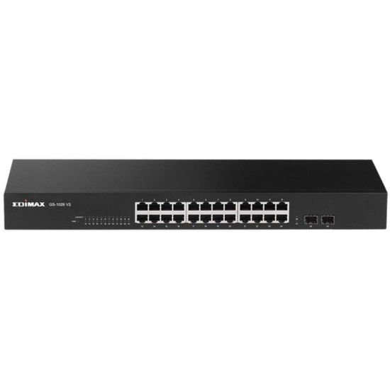Edimax - Switch réseau GS-1026 V3 24+2 ports 10 / 100 / 1000 MBit/s Y481192