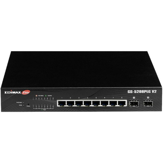 Edimax - Switch Réseau Gs-5208plg V2 8+2 Ports S689852