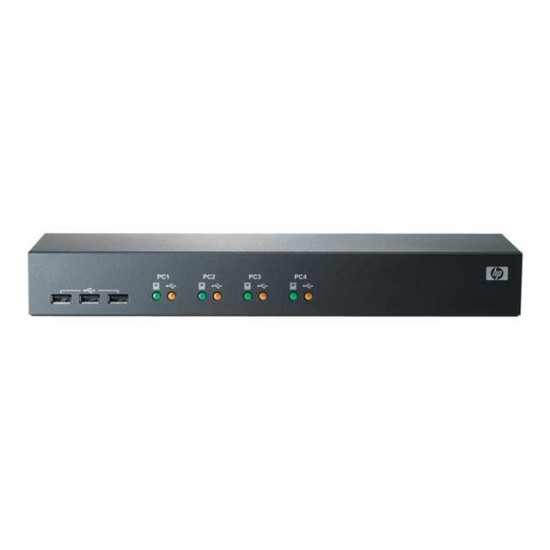 Commutateur KVM - HPE - AF611A - 4 Ports - 1 Utilisateur Local - 2048 x 1536