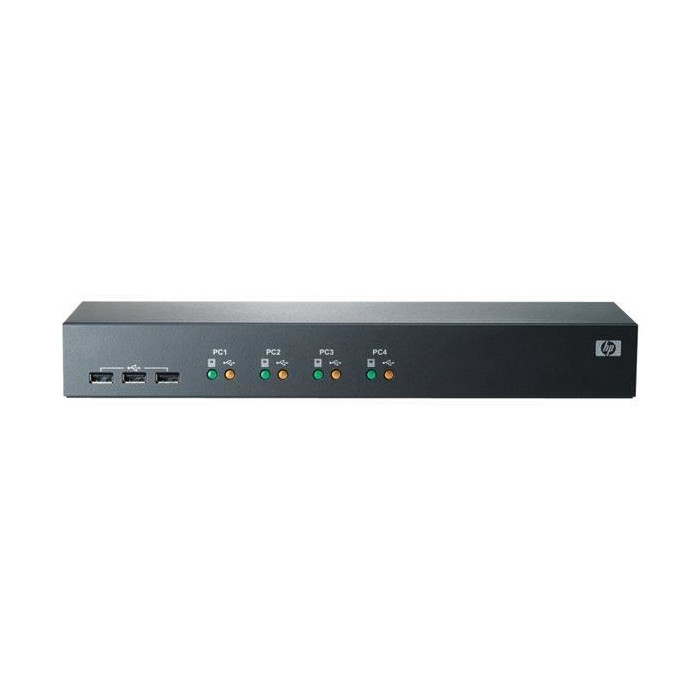 Commutateur KVM - HPE - AF611A - 4 Ports - 1 Utilisateur Local - 2048 x 1536
