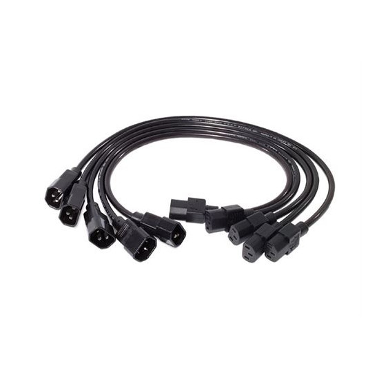 APC - Câble d'alimentation - power IEC 60320 C13 pour IEC 60320 C14 - noir
