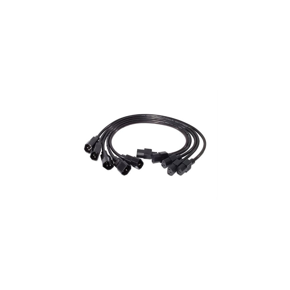 APC - Câble d'alimentation - power IEC 60320 C13 pour IEC 60320 C14 - noir