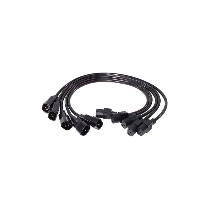 APC - Câble d'alimentation - power IEC 60320 C13 pour IEC 60320 C14 - noir