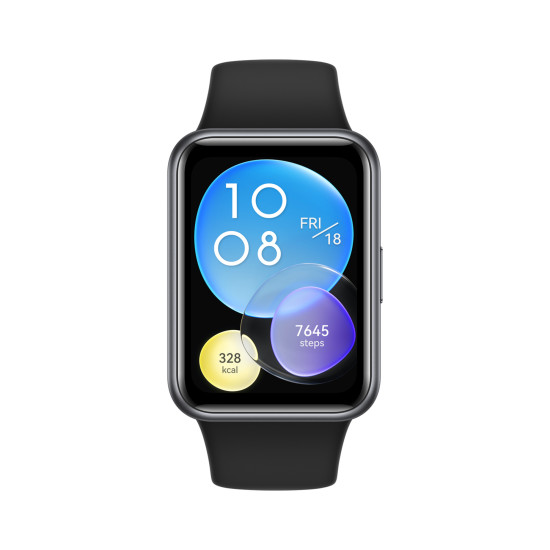 Huawei WATCH FIT 2 4,42 cm (1.74 ) AMOLED 33 mm Numérique 336 x 480 pixels Écran tactile Noir GPS (satellite) - Neuf