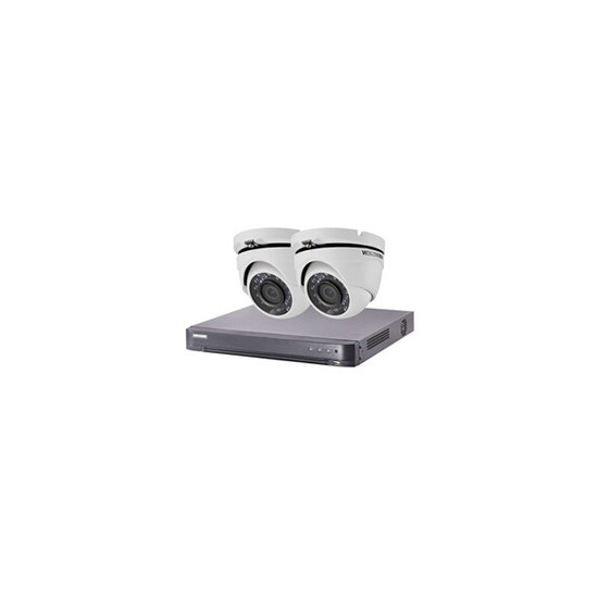 Kit de vidéosurveillance 2 dômes 1080p Turbo HD avec Disque Dur