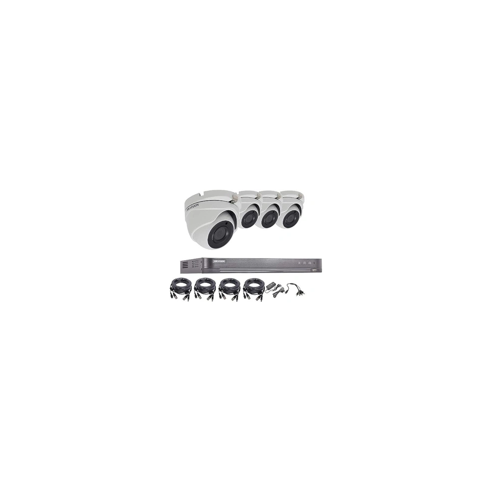 5Mp CCTV Système de surveillance de sécurité 4K DVR 4Ch H.265 + Hik 5 Mp 4 canaux 2,8 mm Caméra Kit de vision nocturne extérieur