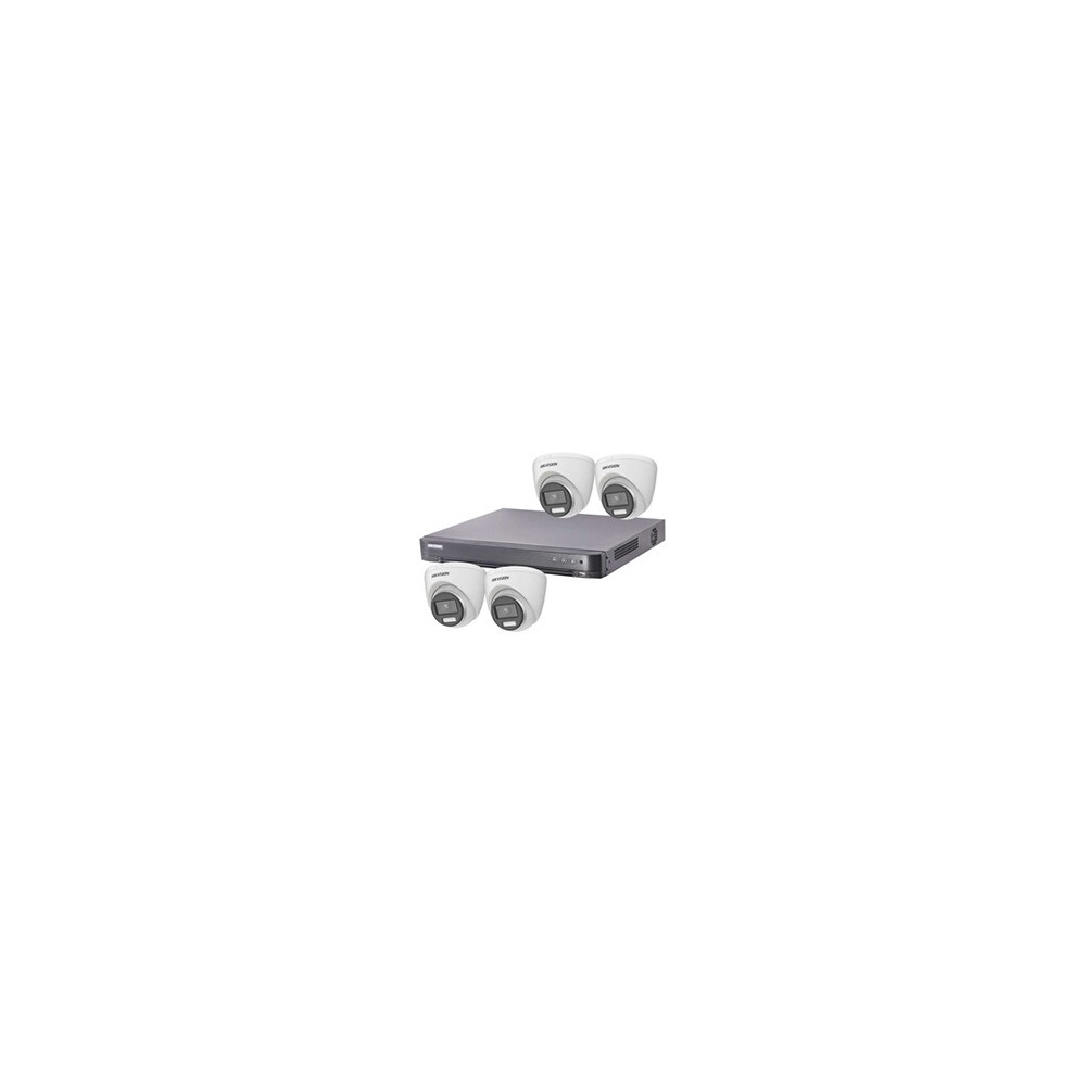 Set Caméra CCTV Turbo-HD 5 MP AUDIO DVR 4 Canaux - 4x 5MP Audio Tourelle Caméra Intérieur/Extérieur 1TB HDD
