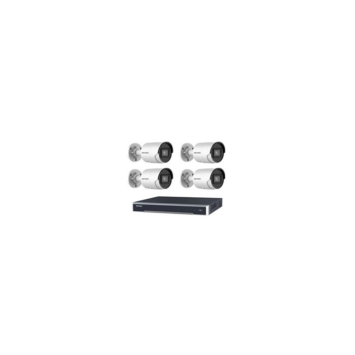 Kit de caméra IP 4x caméra Bullet Lite série 6MP NVR 8xChannel POE- disque dur 2 To Max 8x caméra