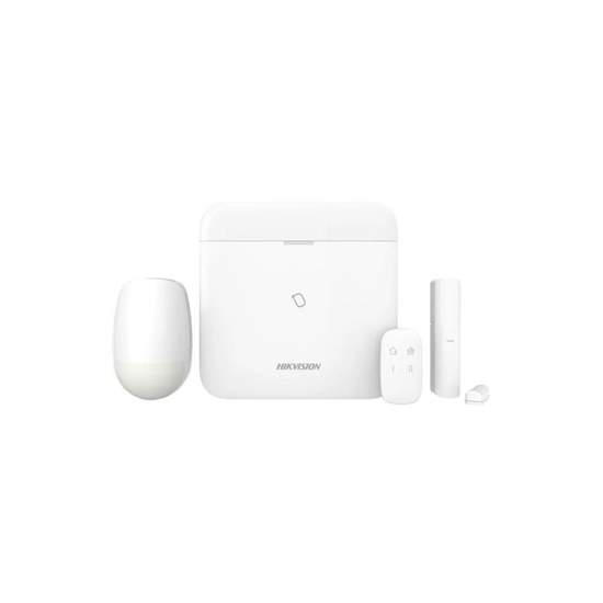 AxPro DS-PWA96-KIT-WE, kit de démarrage AxPro avec système d'alarme sans fil 4G, LAN, WiFi