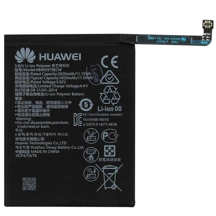 Batterie interne HB405979ECW original pour Huawei Honor 6A 3020 Mah