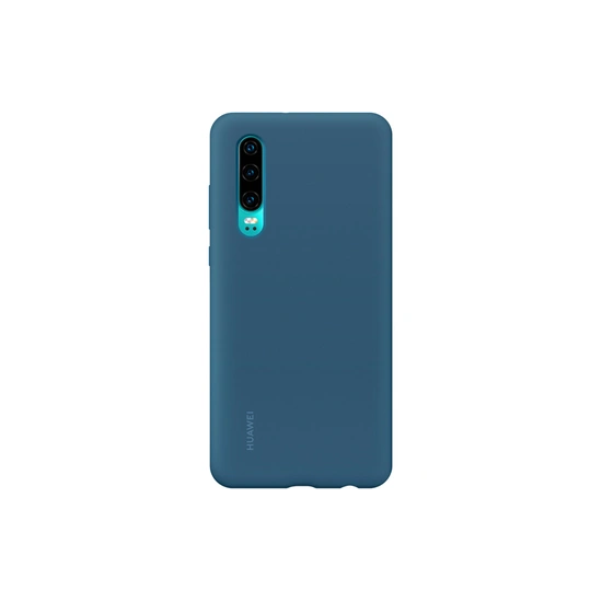 Coque en silicone bleu pour Huawei P30