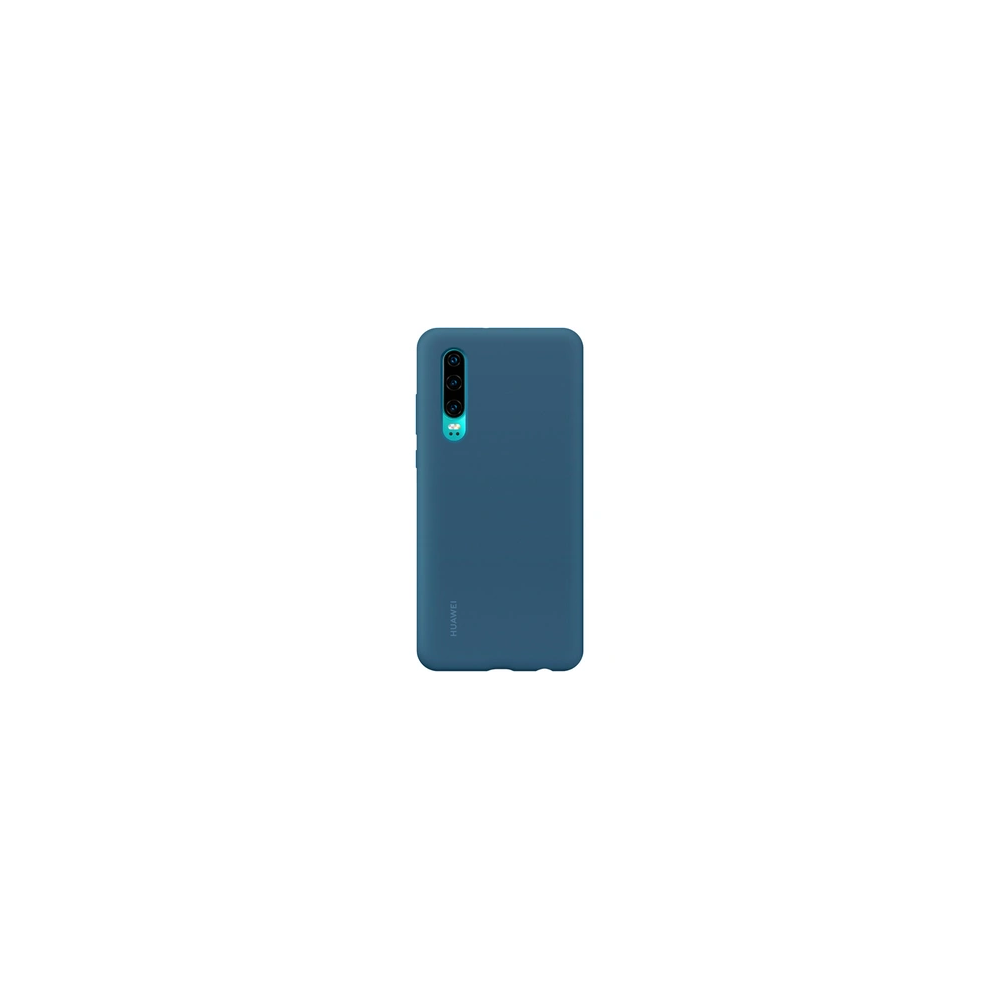 Coque en silicone bleu pour Huawei P30