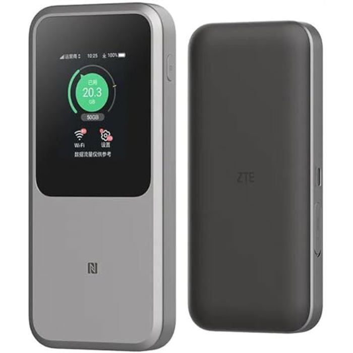 Routeur Mobile 5G - ZTE - W129015670 - Portable - Wi-Fi et USB - Batterie rechargeable