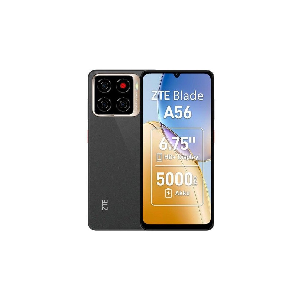 Téléphone mobile - ZTE - Blade A56 - 64GB - 4GB RAM - Double SIM - Écran 6.75 HD+