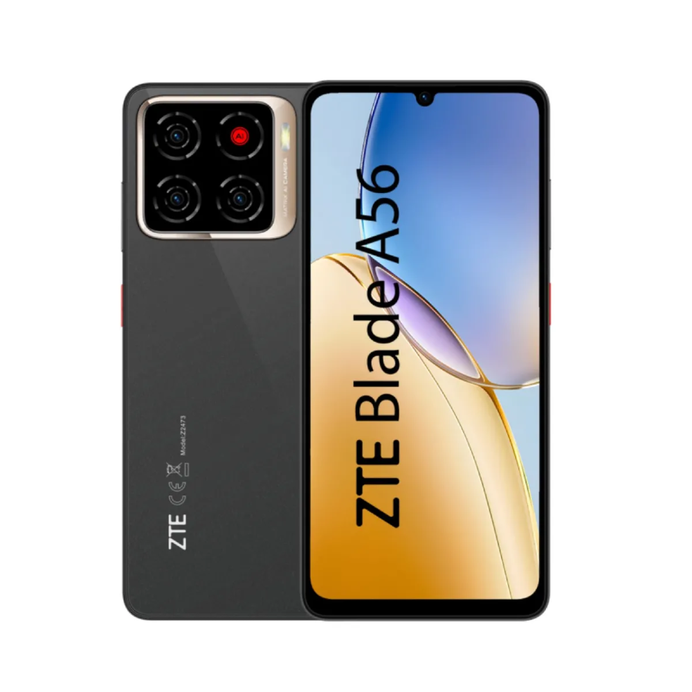 ZTE Blade A56 4+128Go (4G), Écran 6,75" , Dual Sim - Celestial Noir