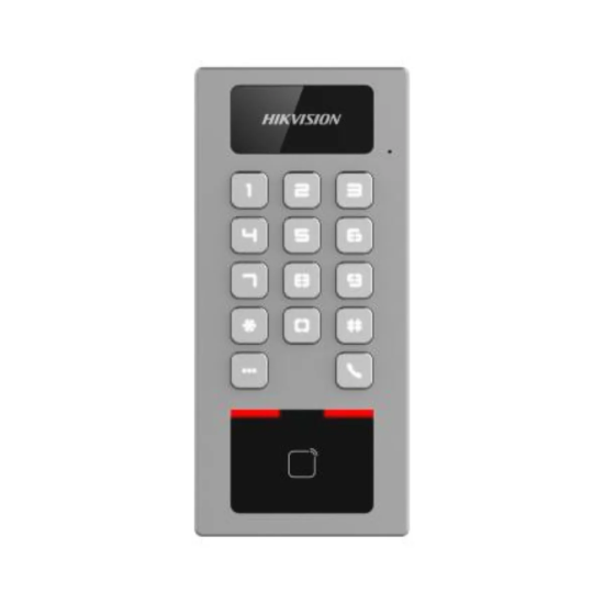 Controlo de acesso IP65 IK09 - Cartão MF DESFire e PIN - 10.000 utilizadores   300.000 registos - TCP/IP, WiFi, RS485 e Wiegand