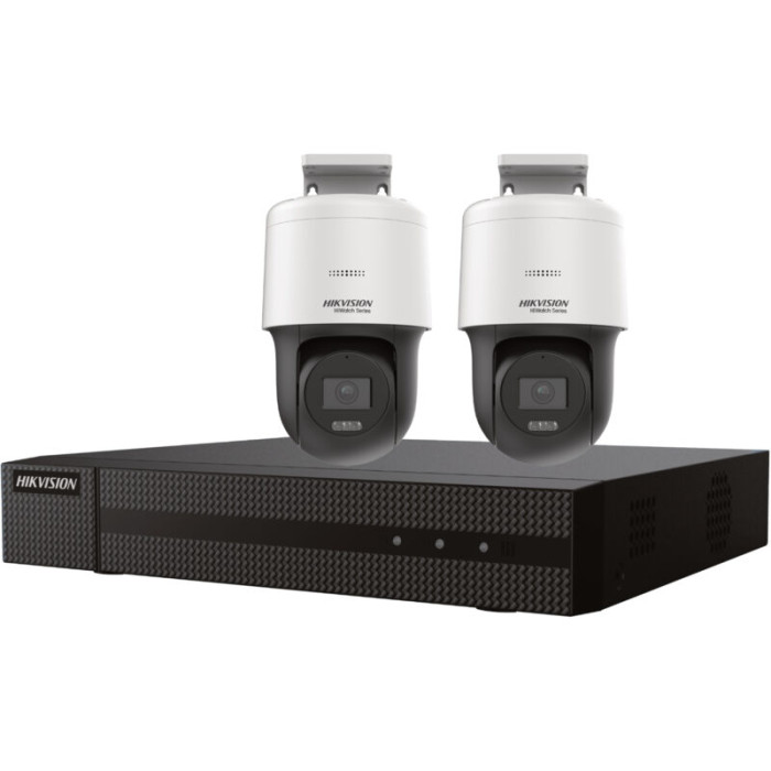 Hikvision - Kit de vidéosurveillance filaire poe - nvr et 2 caméras motorisées
