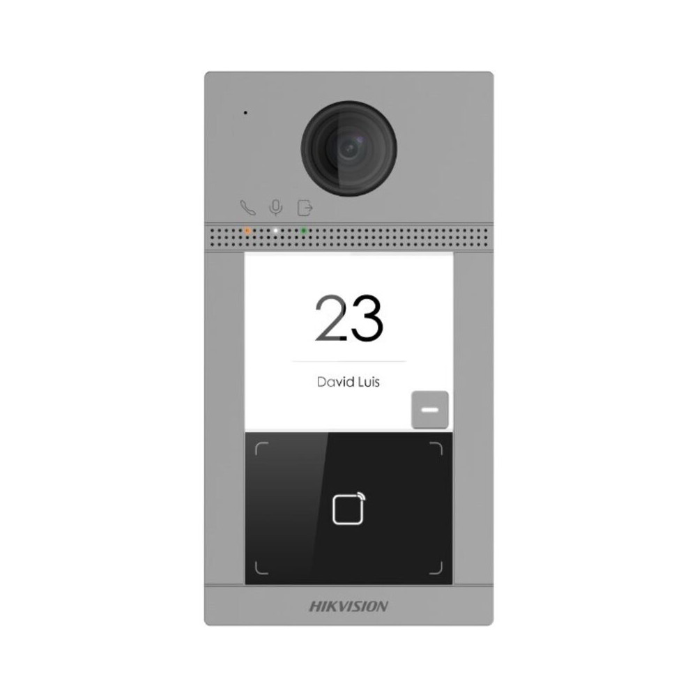 Système d'interphone vidéo Hikvision DS-KV8113-WME1(C) 2 MP Noir, Gris