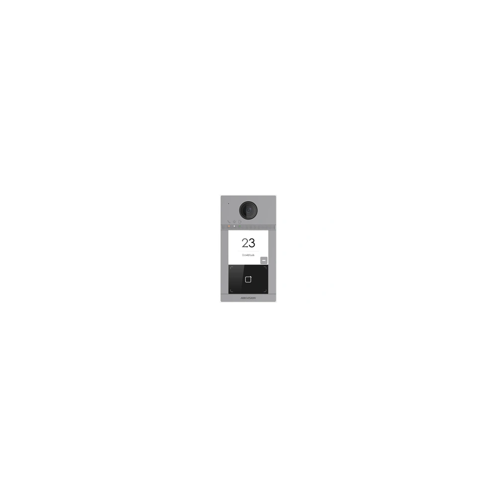 Interphone vidéo sans fil avec lecteur de badge DS-KV8113-WME1 avec 1 bouton d'appel