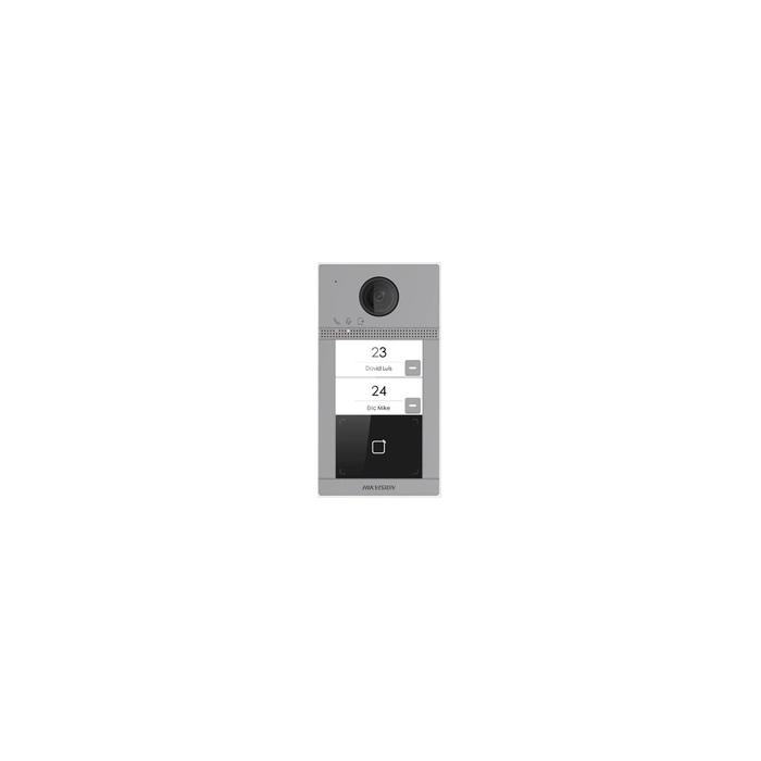 Interphone vidéo sans fil avec lecteur de badge 2 boutons d'appel DS-KV8213-WME1(C)