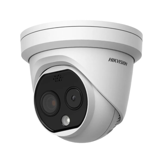 Caméra de Sécurité Thermique IP Hikvision HeatPro Bullet PoE 4MP 1.8-2mm Extérieur IP67 - DS-2TD1217-2/QA