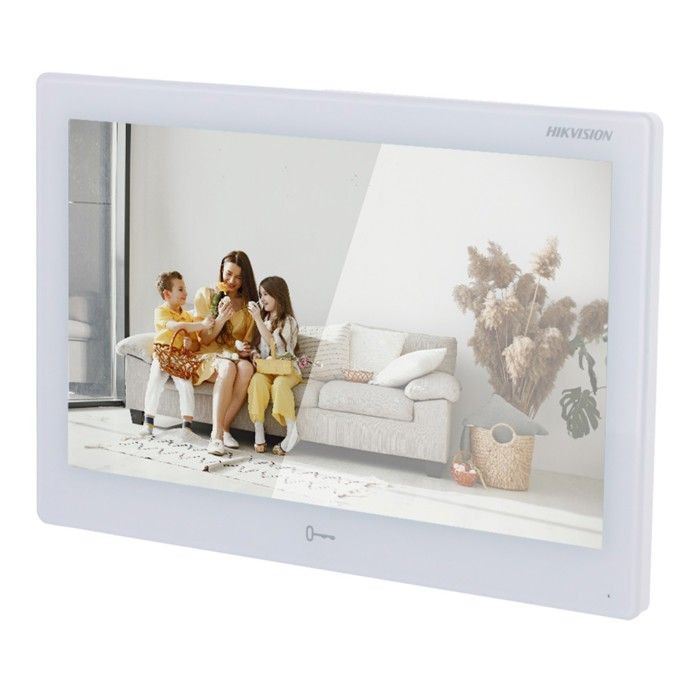Moniteur pour Interphone Vidéo Hikvision DS-KH9510-WTE1(B) 10 Tactile TFT