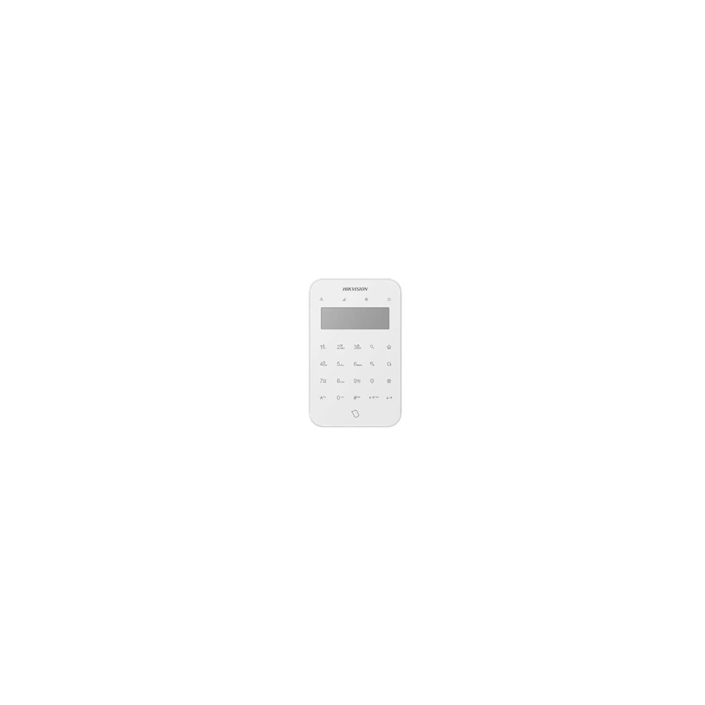 Clavier LCD sans fil pour alarme AX PRO Hikvision DS-PK1-LT-WE