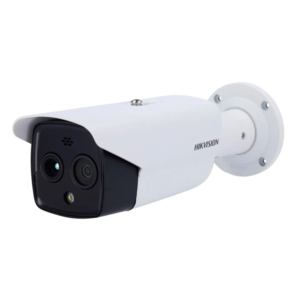 Caméra de Sécurité IP Thermique Hikvision HeatPro Bullet PoE 4MP 3.5~9.7mm/8mm Extérieur IP67 - DS-2TD2628-10/QA/GLT
