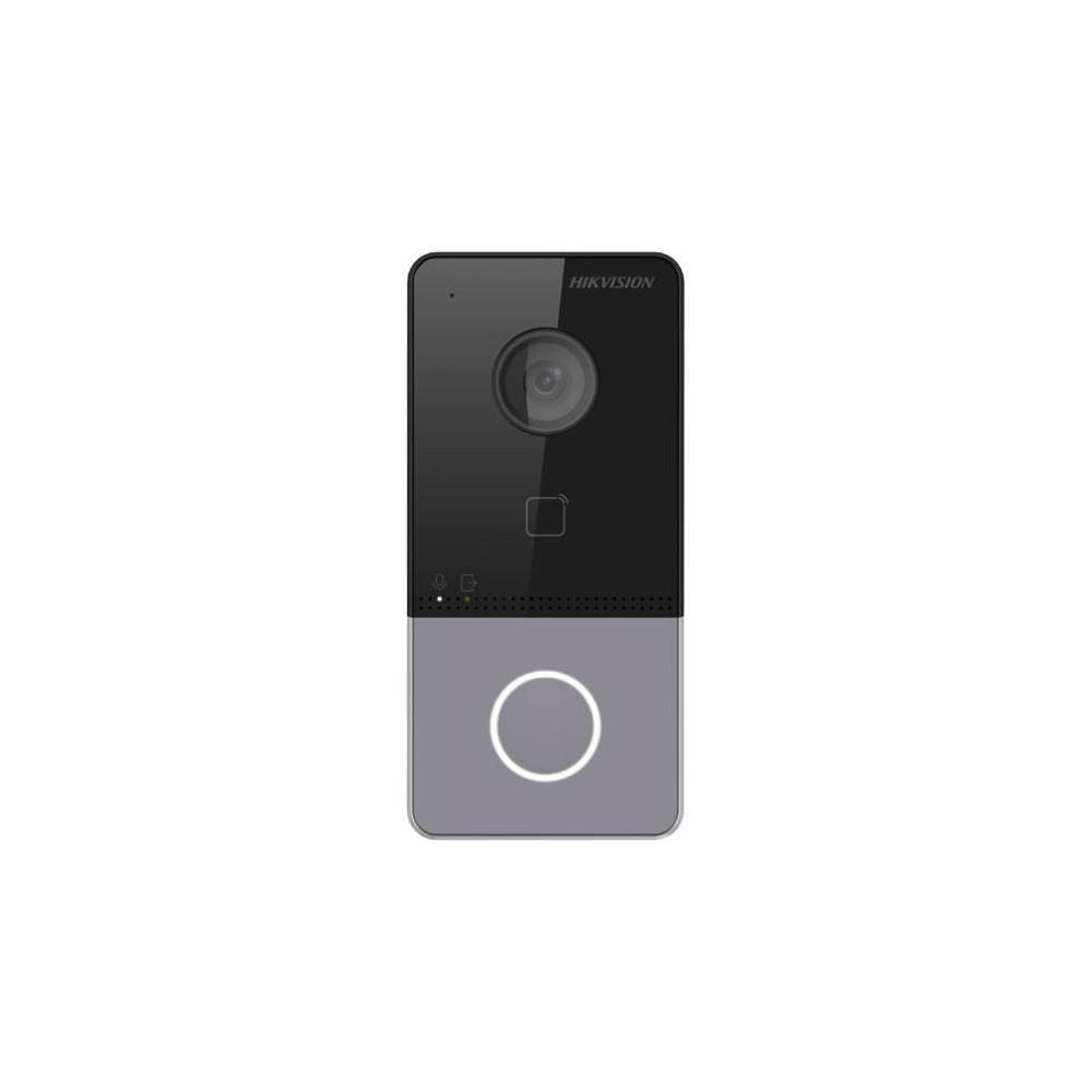 Hikvision Villa Door 2MP WiFi PoE IP Interphone vidéo 1 bouton avec surface douverture de carte MF IP65