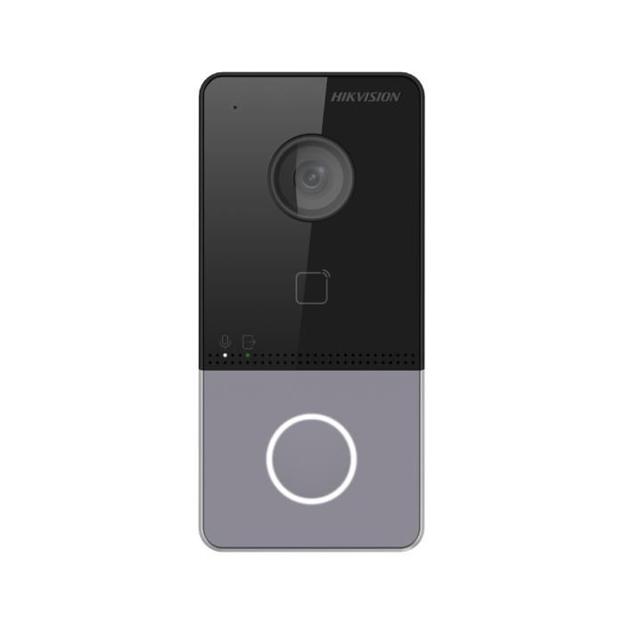 Hikvision Villa Door 2MP WiFi PoE IP Interphone vidéo 1 bouton avec surface douverture de carte MF IP65