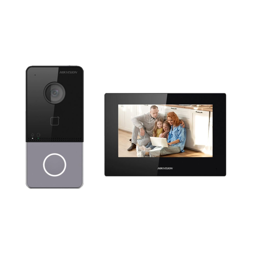Kit Station de Porte Vidéo IP Surface Hikvision Ds-kis605-p(c)
