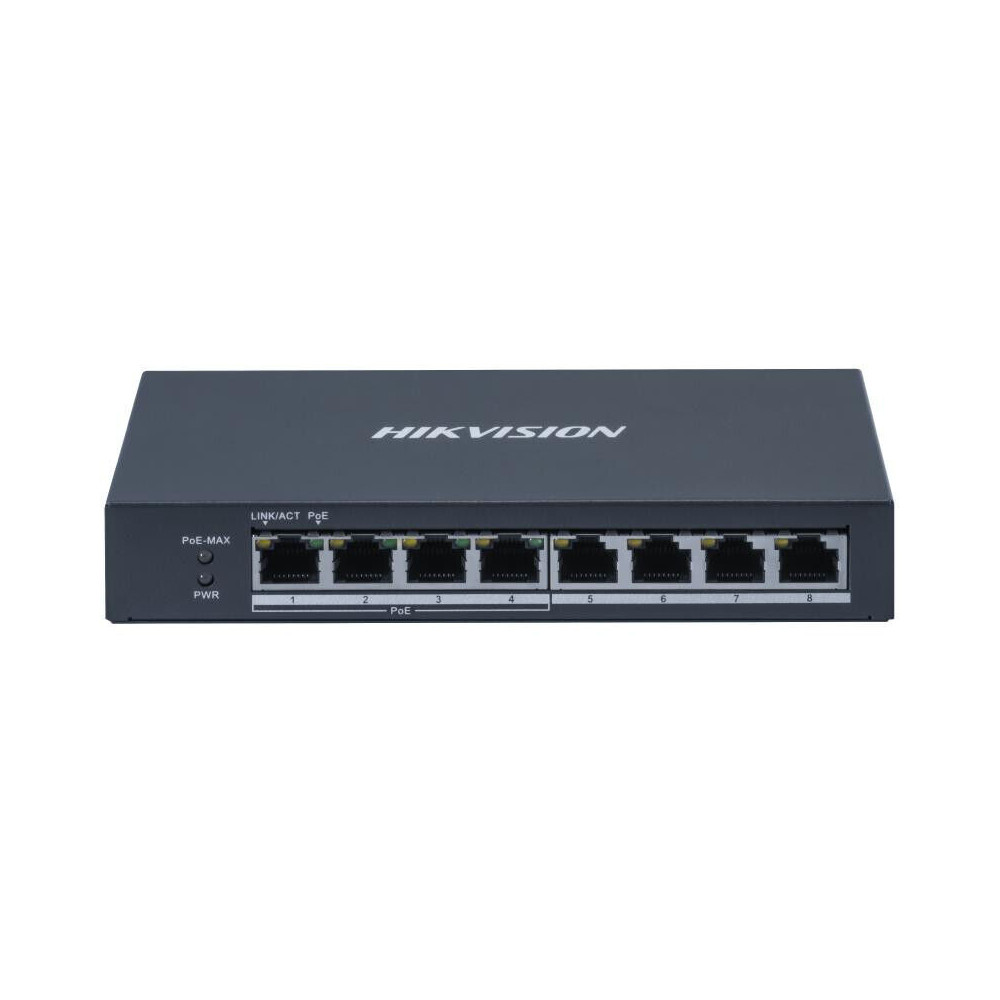 Hikvision Ds-3e0508p-o Commutateur Réseau Géré Gigabit Ethernet (10/100/1000) Connexion Ethernet, Supportant L'Alimentation Via 