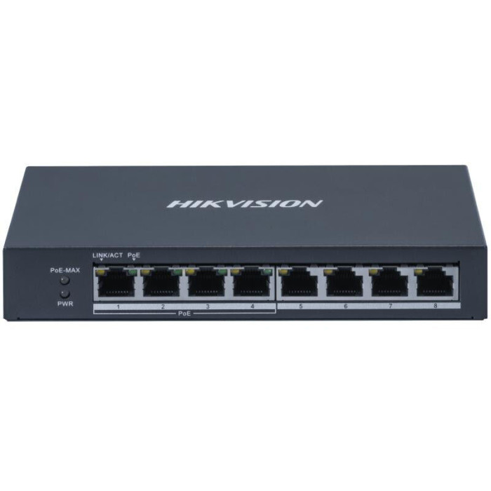 Hikvision Ds-3e0508p-o Commutateur Réseau Géré Gigabit Ethernet (10/100/1000) Connexion Ethernet, Supportant L'Alimentation Via 