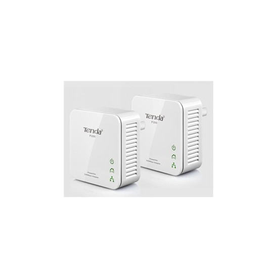 P200 - Kit d''adaptation CPL 200Mbps - HomePlug AV (HPAV) - Branchement mural (pack de 2)